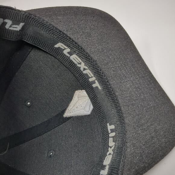 Volcom Stone Logo Fitted Hat Black Medium Embroidered Flexfit Outdoor - Picture 8 of 10